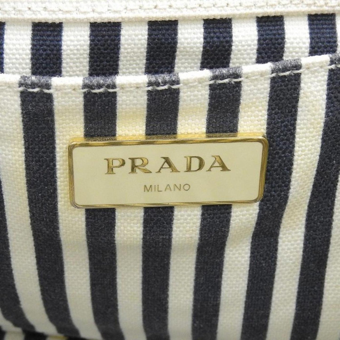 Prada Canapa Canvas Tote Bag (Pre-Owned)