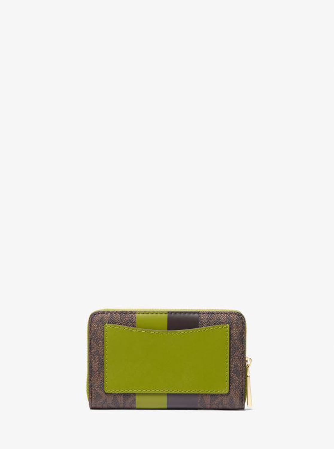 Small Logo Stripe Wallet