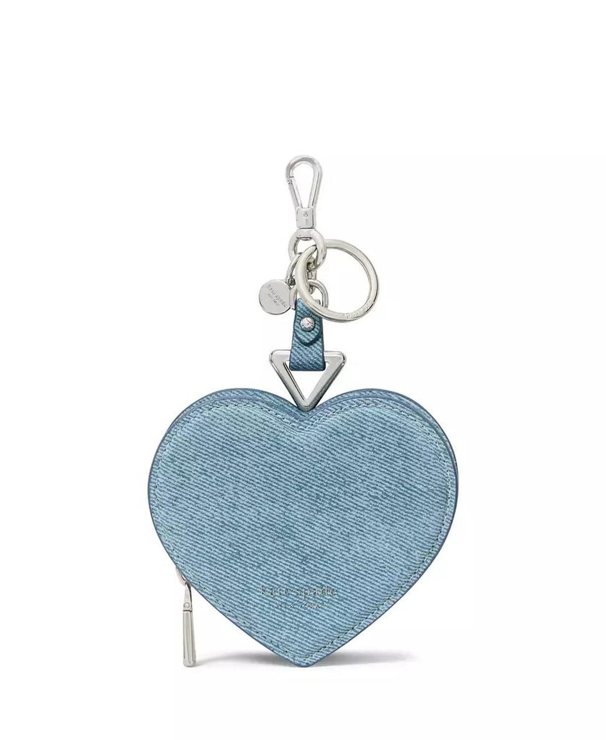 Liv Heart Coin Keychain