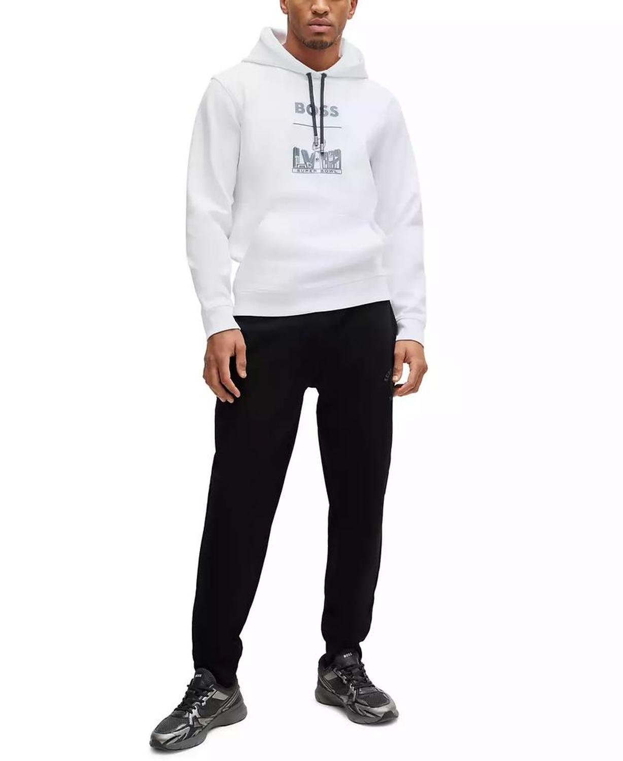 BOSS Men's BOSS x NFL Metallic Print Hoodie