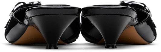 Black 'The Emma' Kitten Heels
