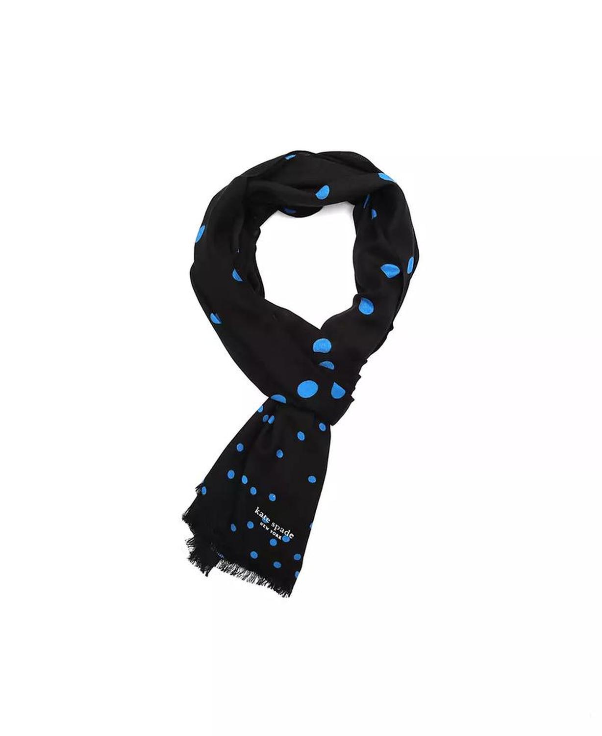 Scatter Dot Wool Oblong Scarf