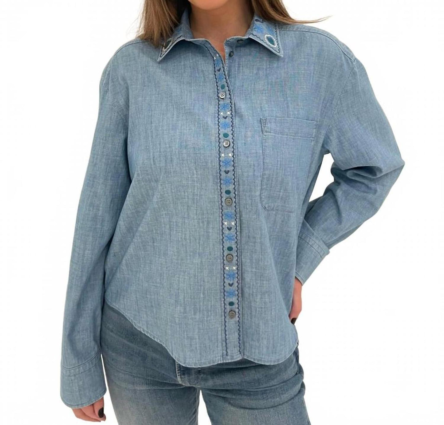 Musette Shirt In Navy Light