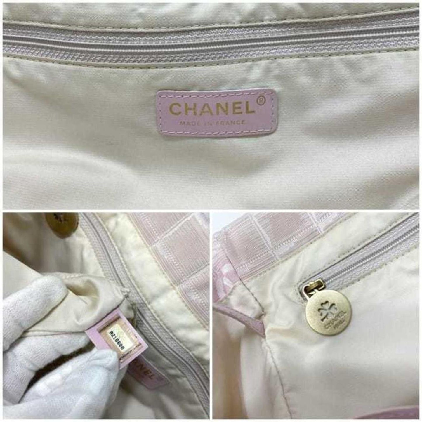 Chanel Heures Shopping Synthetic Tote Bag (Pre-Owned)