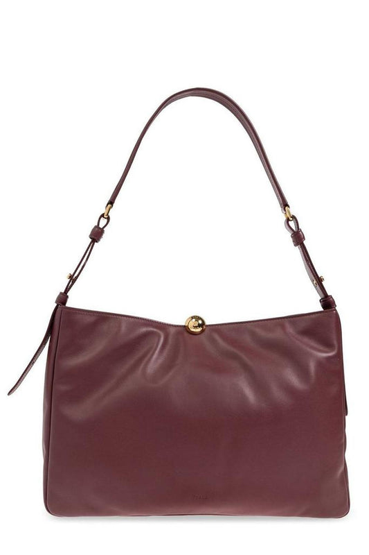 Furla Sfera Logo Debossed Medium Shoulder Bag