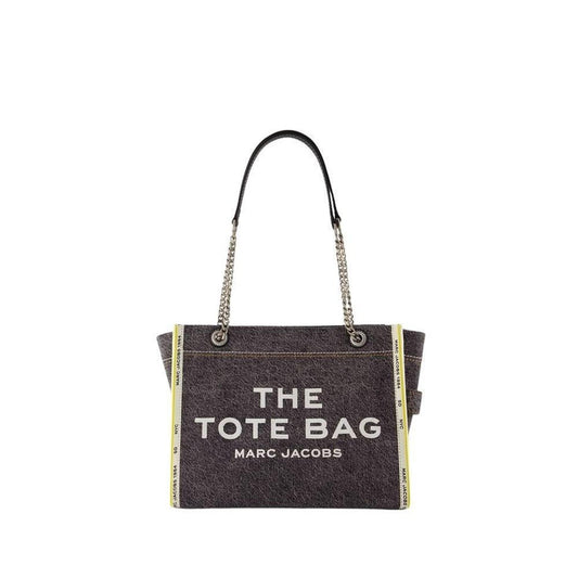 The Medium Tote - Cotton - Black