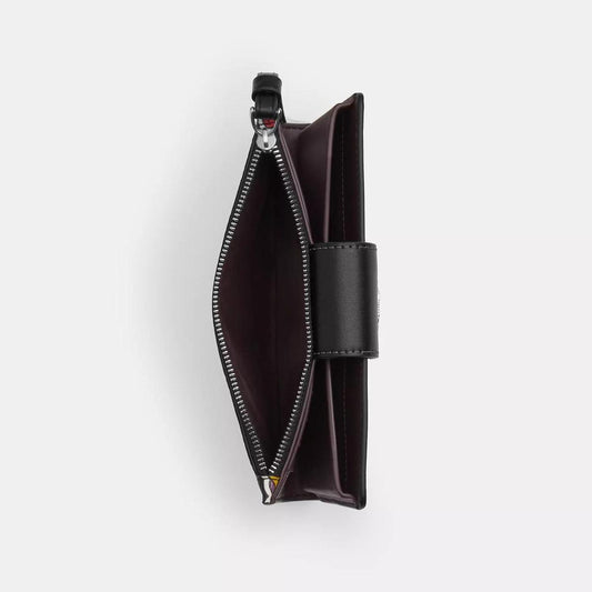 Coach Outlet Phone Wallet With Heart Bolt Print