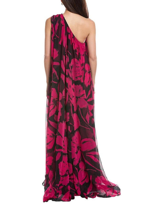 Collection Chiffon Silk Caftan Dress