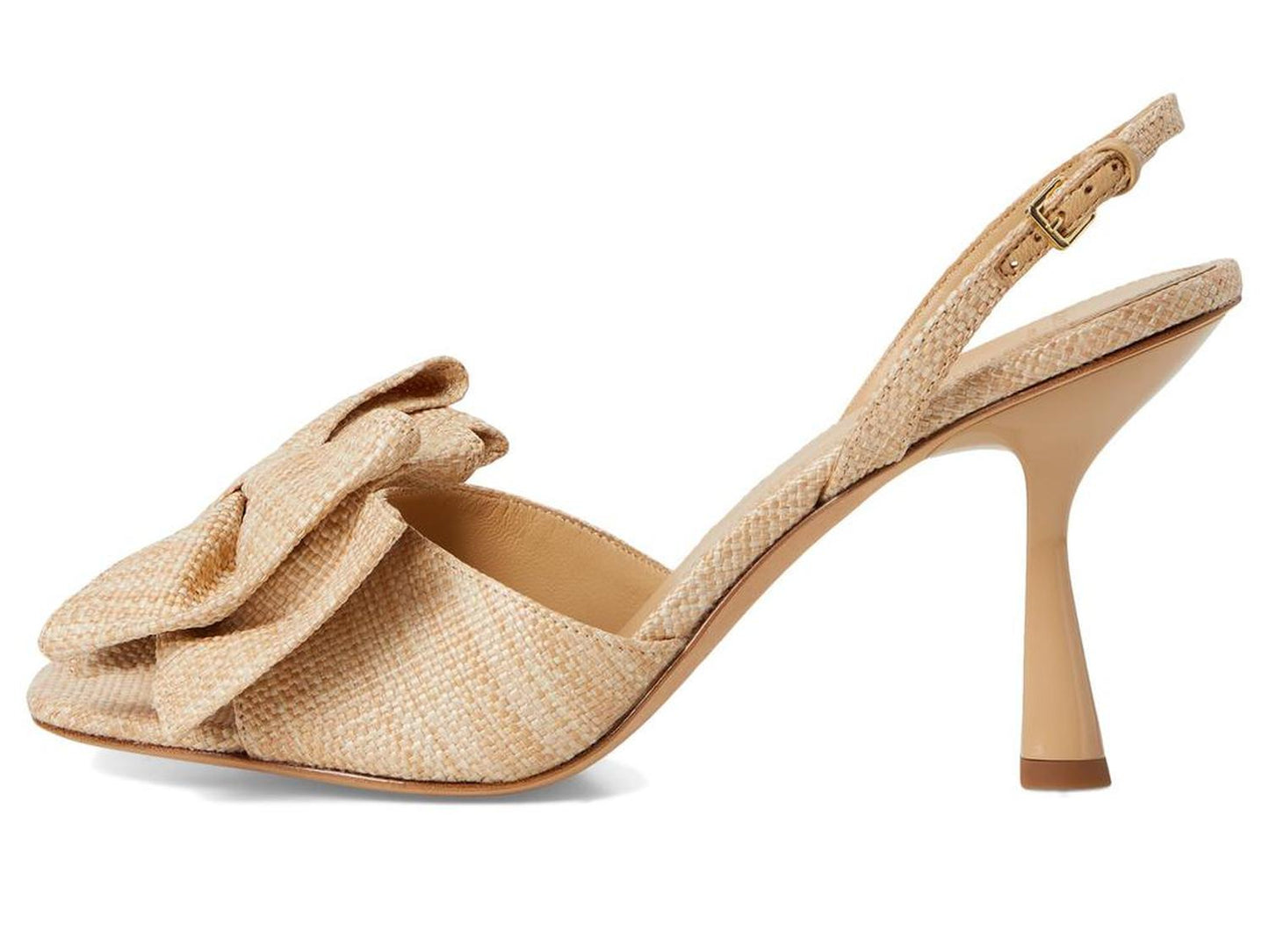 Beau Raffia Heeled Sandal