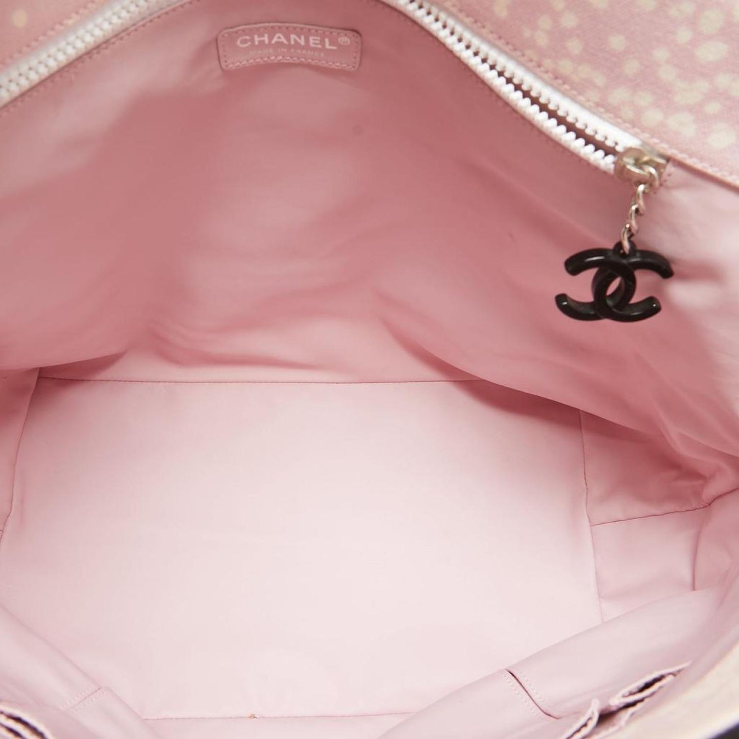Chanel Pink/ Terry Cloth Canvas Tote