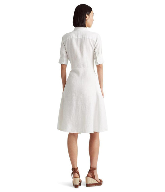 Petite Linen Shirtdress