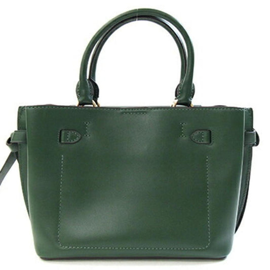 Leather Handbag Shoulder Bag (Pre-Owned)