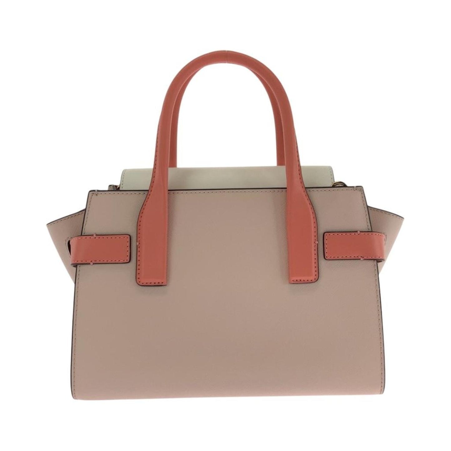 pink Leather Handbag Shoulder Bag (Pre-Owned)