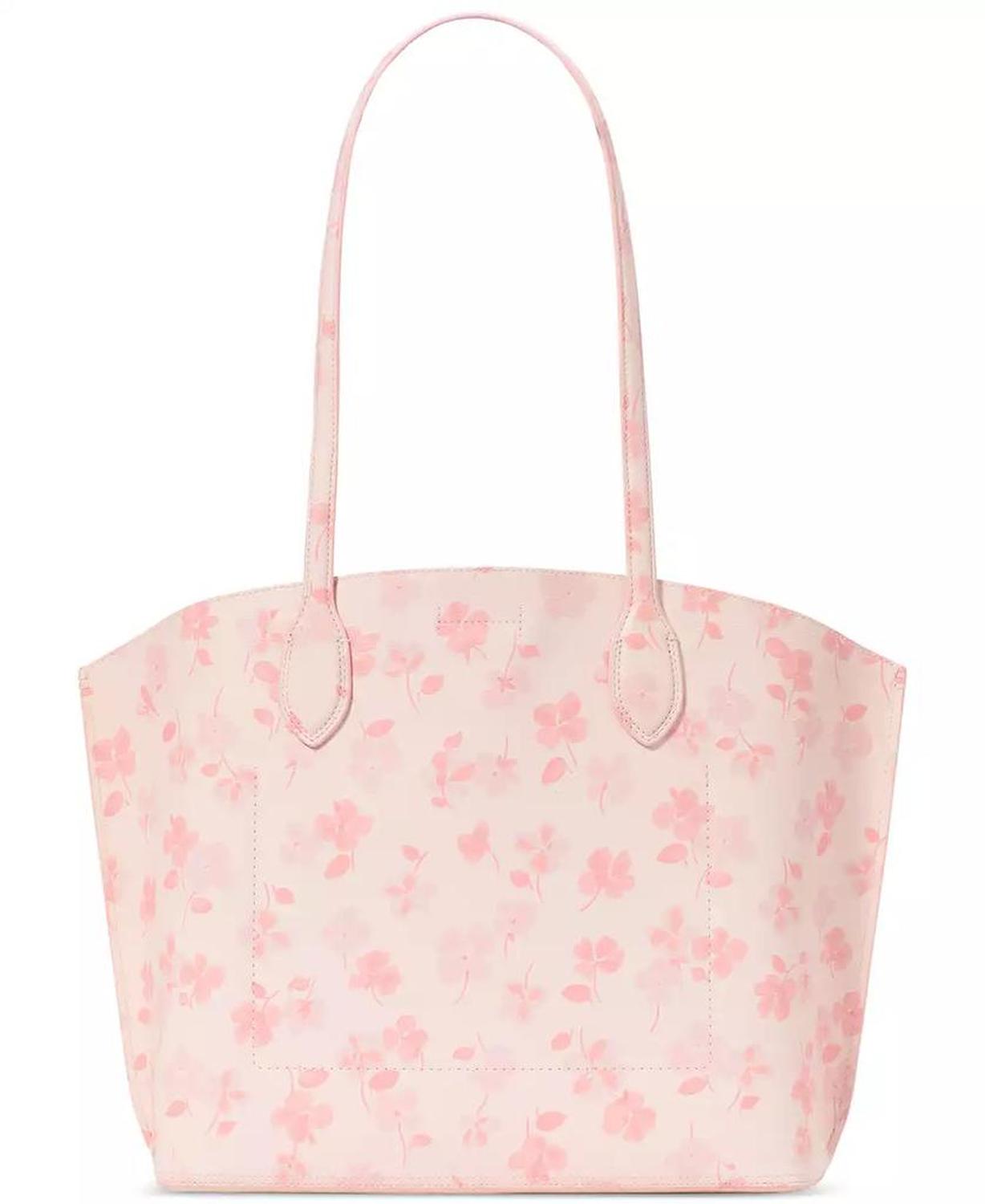 Suite Spring Pansies Large Tote Bag