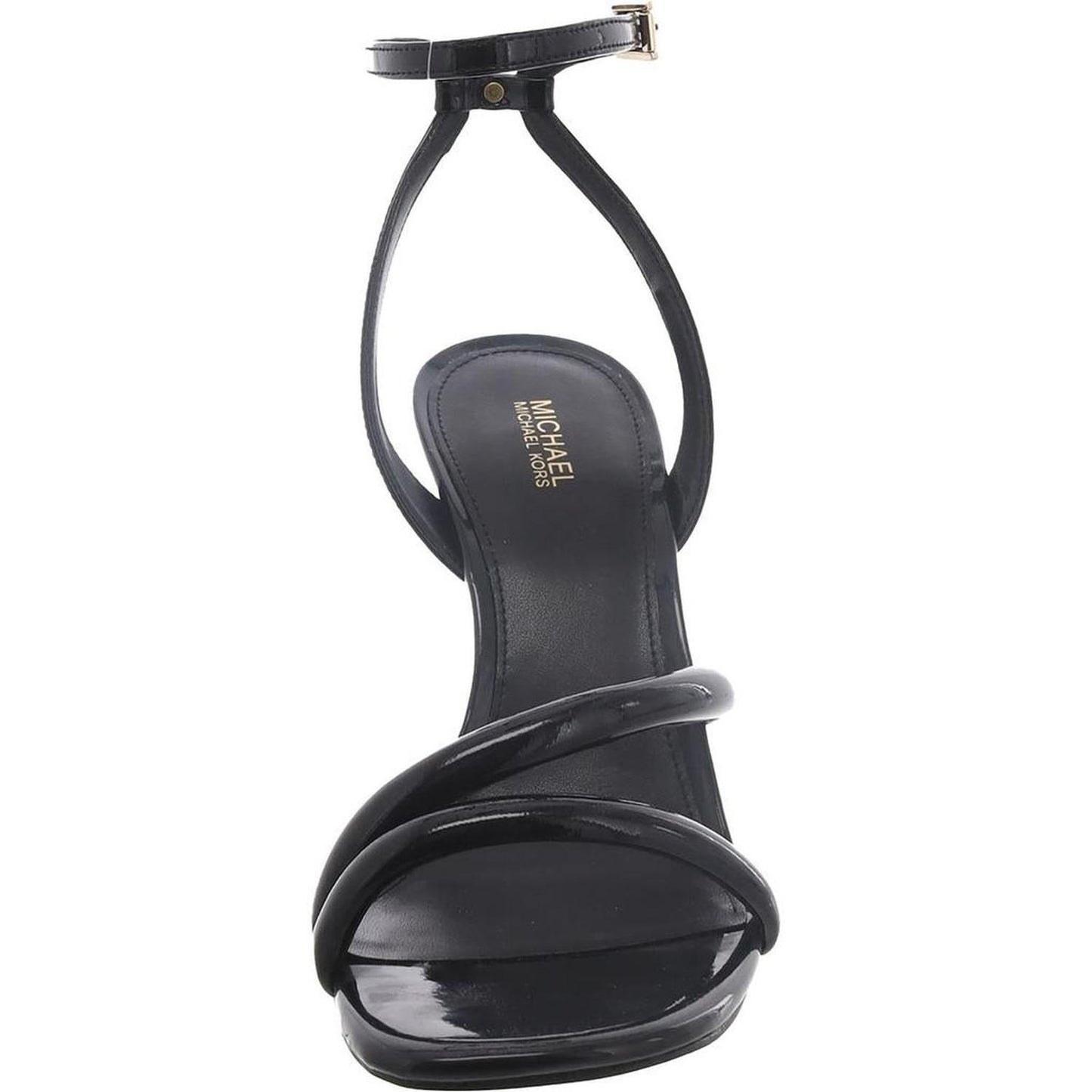 Womens Leather Ankle Strap Wedge Sandals