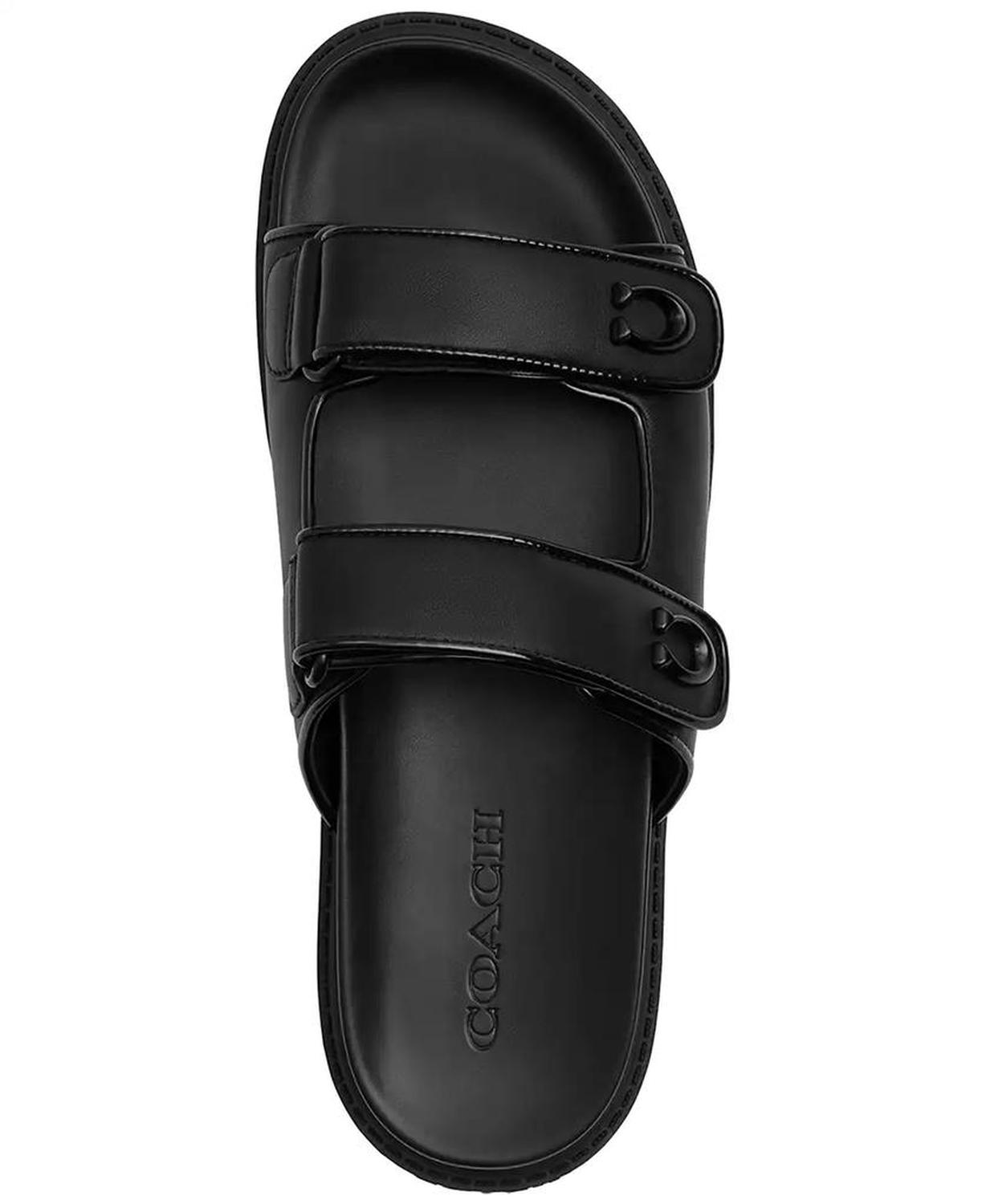 Women's Sculpted C Quilted Washed Denim Double Band Sandals