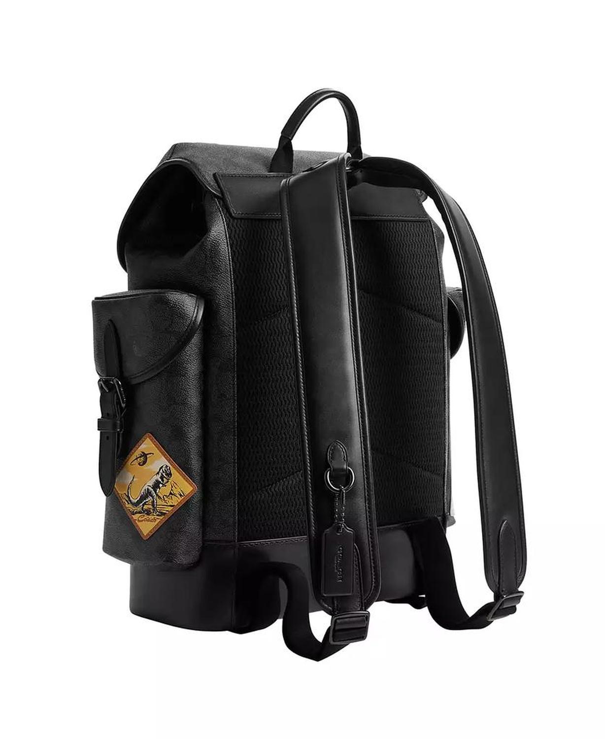 Men's Hitch Signature Canvas with Patches Backpack