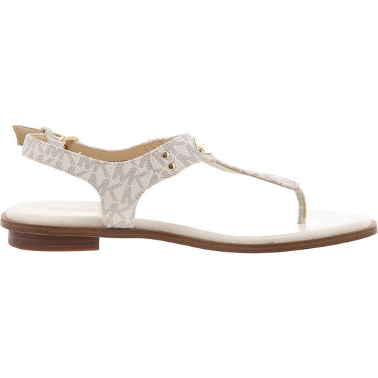 Womens Adjustable Faux Leather T-Strap Sandals