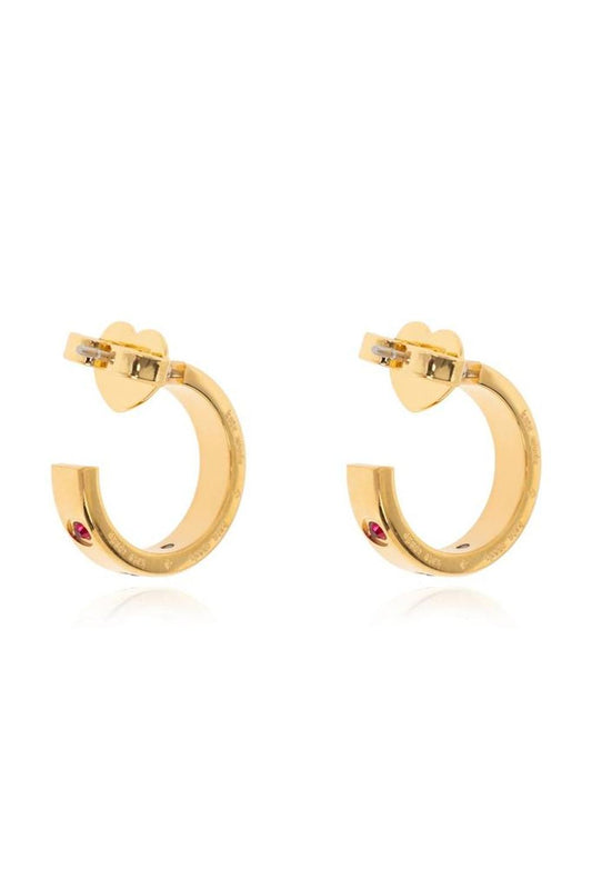 Kate Spade Set In Stone Huggies Earrings