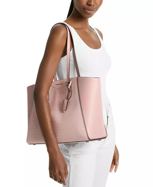 Taryn Logo Large Top Zip Tote