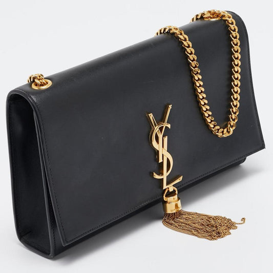Saint Laurent Leather Kate Tassel Shoulder Bag