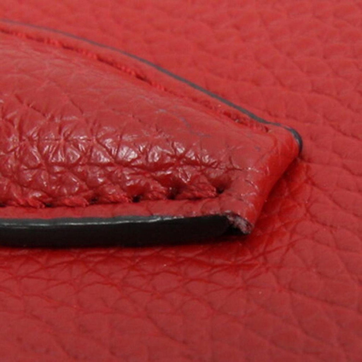 pink Color Leather Handbag (Pre-Owned)