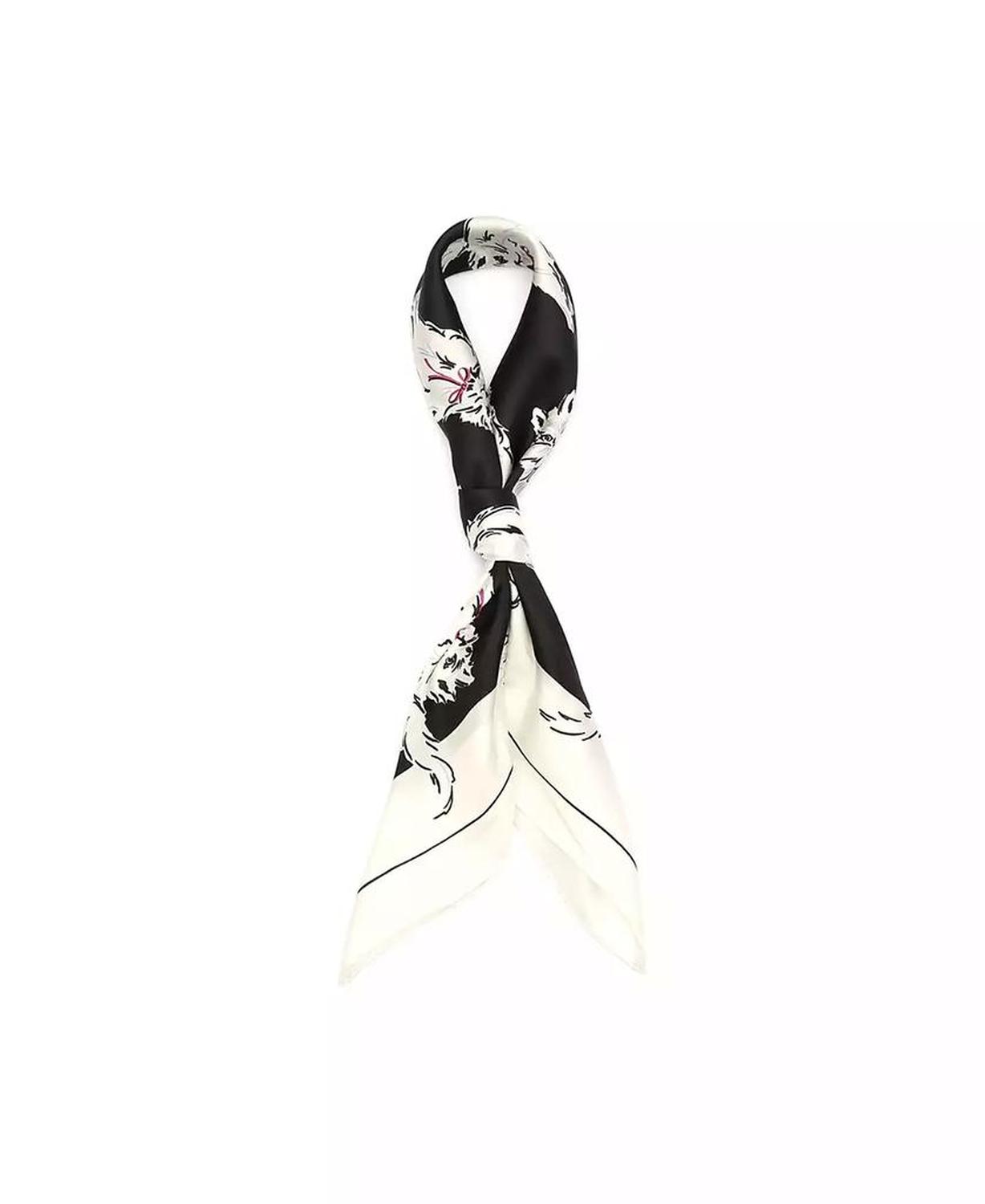 Women's Pretty Kitty Silk Square Scarf