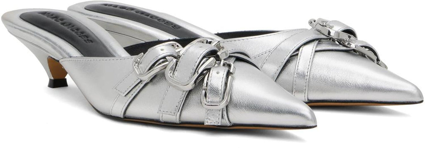 Silver 'The Emma' Kitten Heels