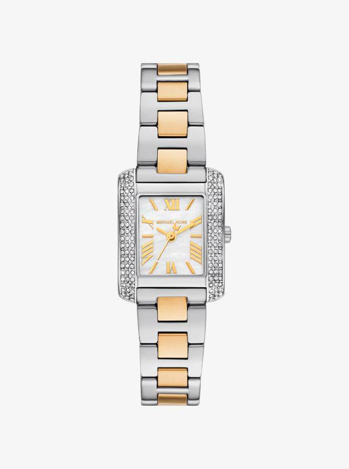 Petite Emery Pavé Two-Tone Watch