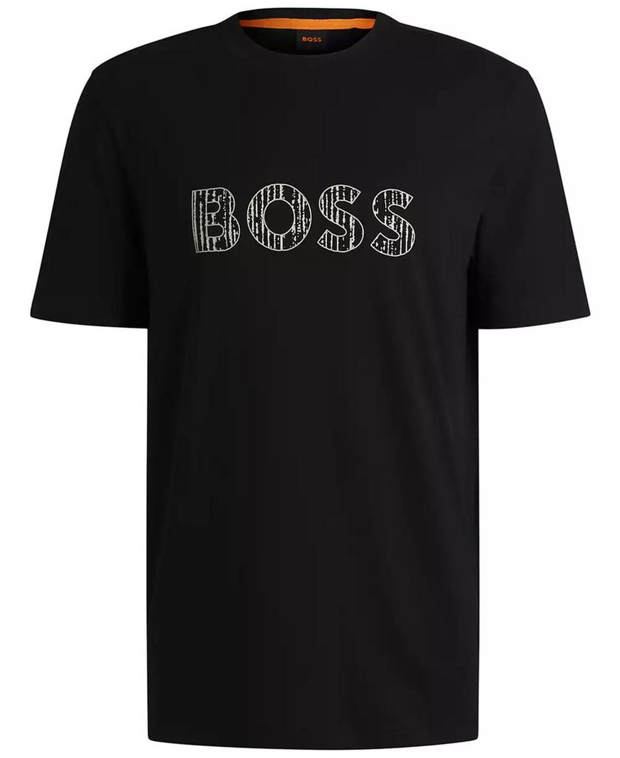 Men's Slim-Fit Logo Print Shirt