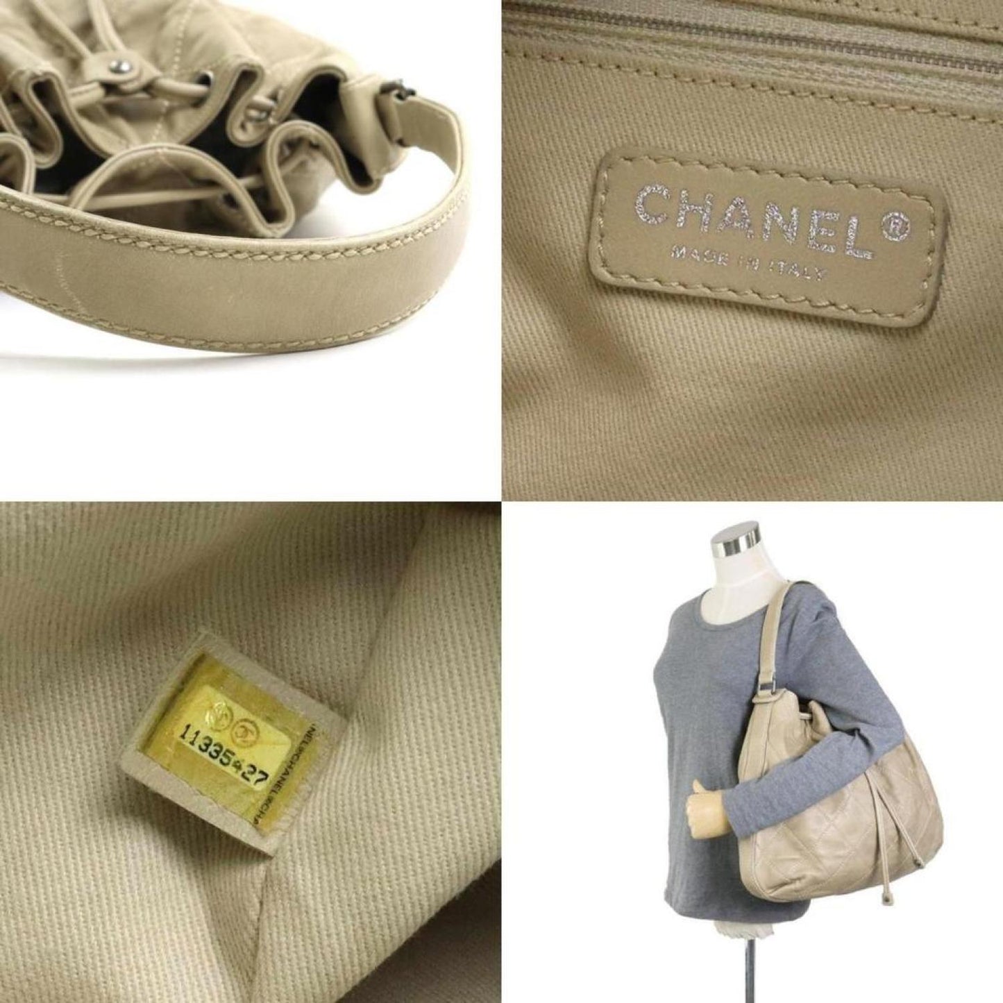 Chanel Leather Shoulder Bag (Pre-Owned)