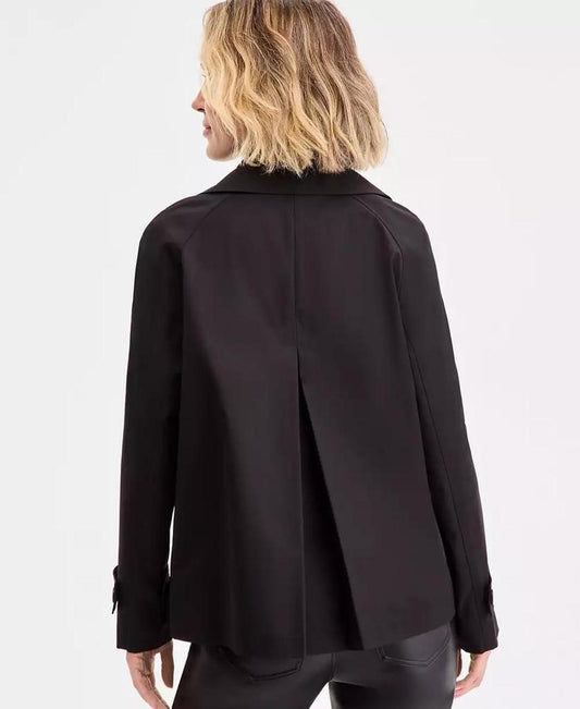 Women's Short Double-Breasted Trench Coat