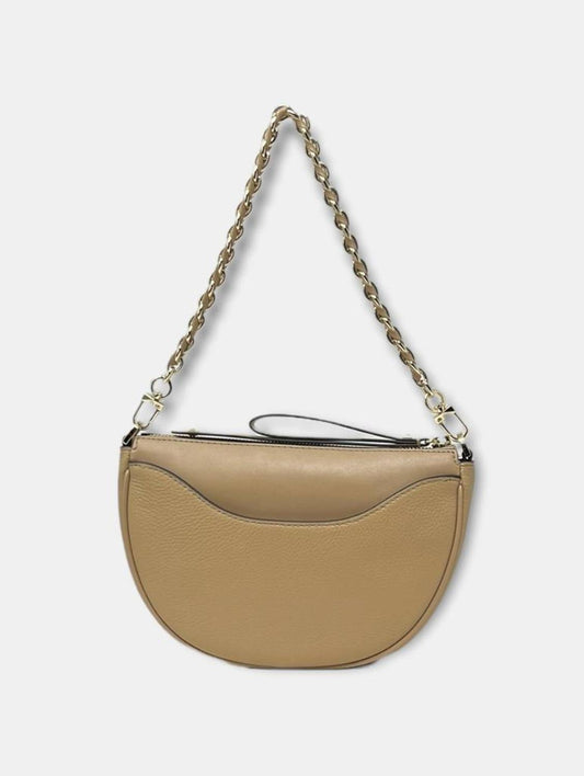 Michael Michael Kors Logo Plaque Zip-Up Shoulder Bag