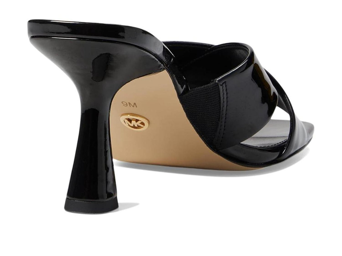 Clara 40S3CLMS1L-001 Mule Women's Black Leather Spool Heel JOBB1316