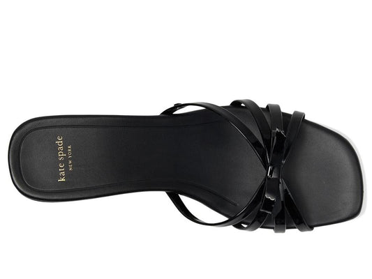 Carolina Patent Leather Kitten Heel Sandal