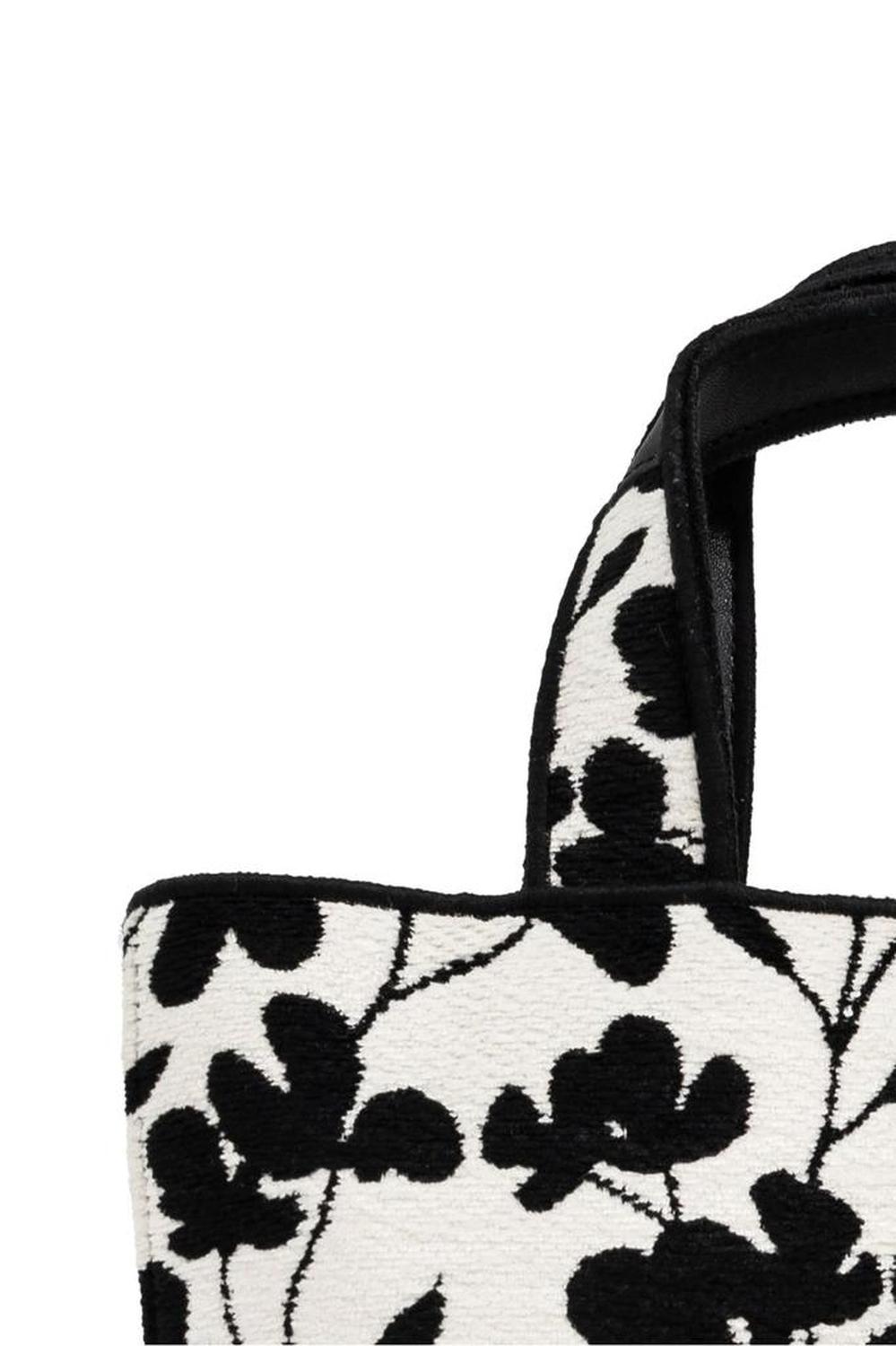 Furla Floral Embroidered Tote Bag