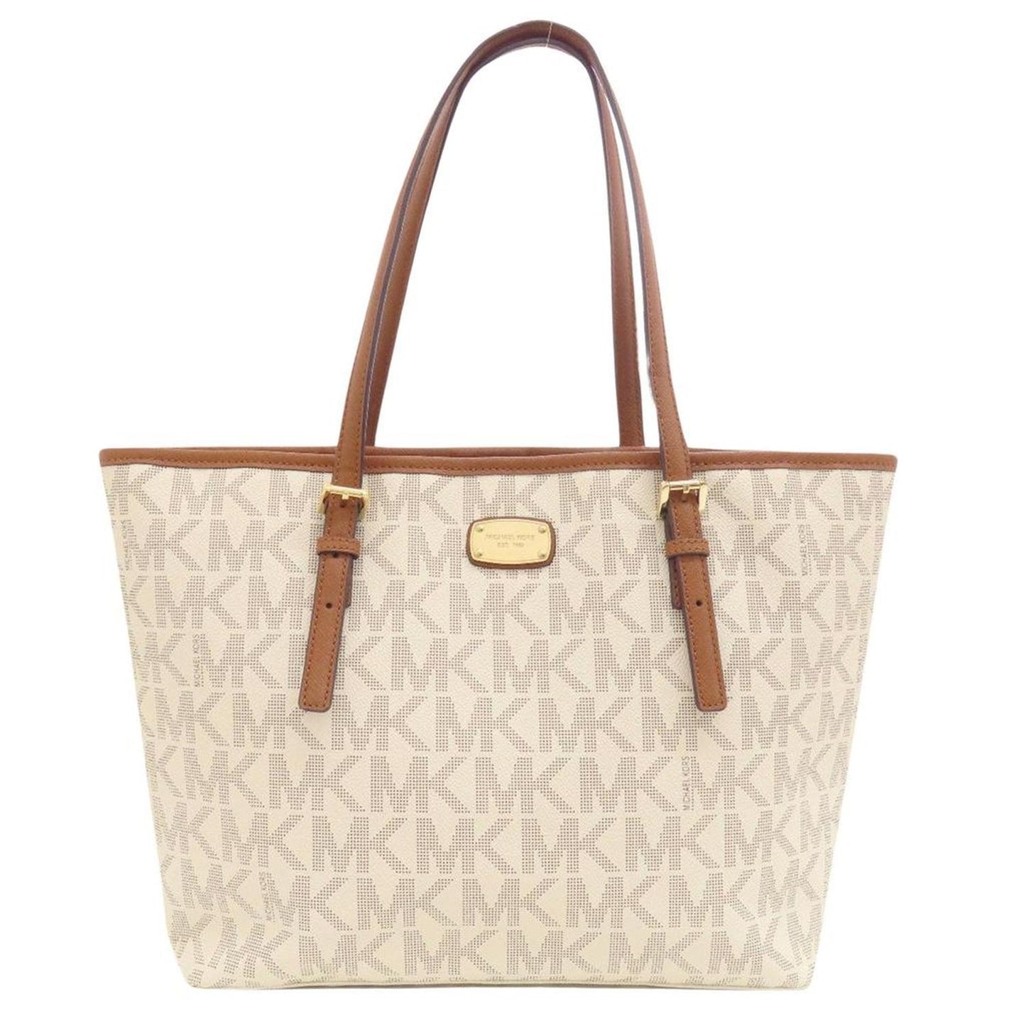 Michael Kors Jet Set Canvas Tote Bag (Pre-Owned)