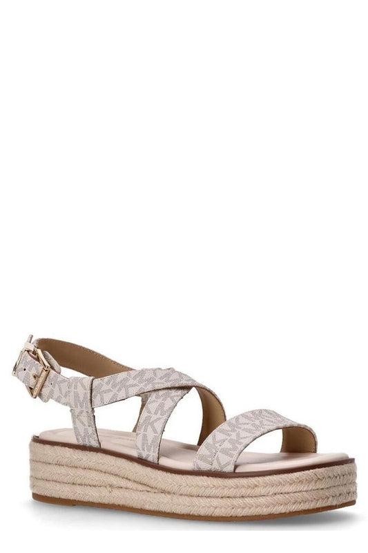 Michael Michael Kors Lynn Signature Logo Platform Espadrille Sandals