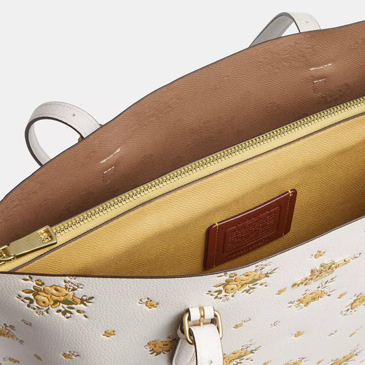 Mollie Tote Bag With Floral Print