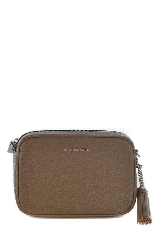 Michael Michael Kors Ginny Logo Plaque Crossbody Bag