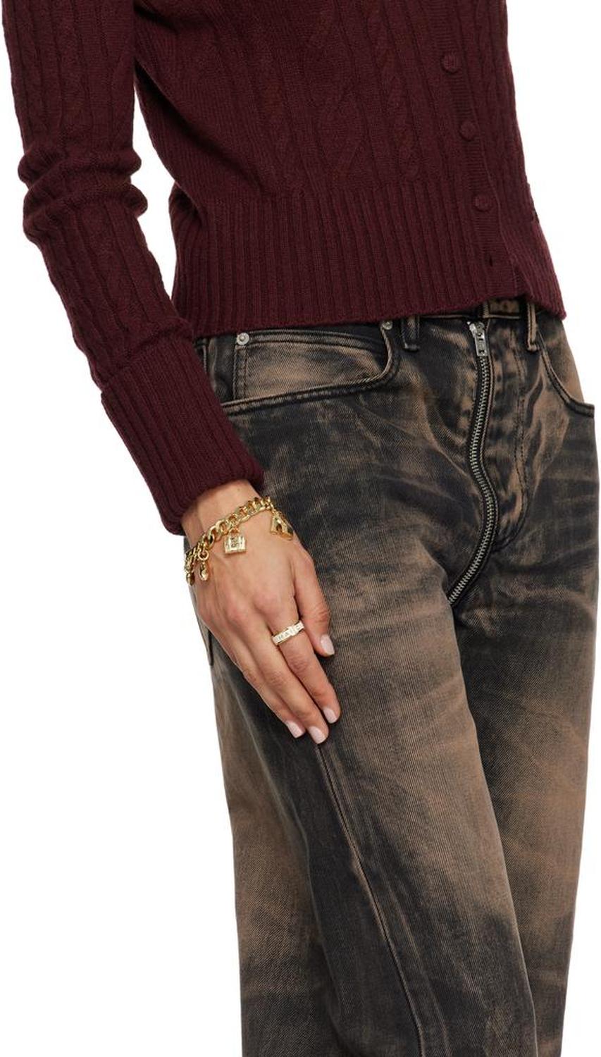 Gold 'The Marc Jacobs Enamel' Ring