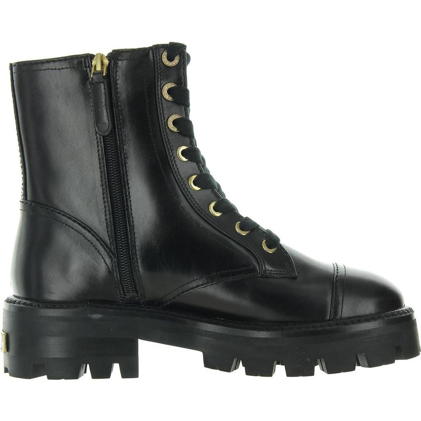 MERRITT LUG Womens Lugged Sole Leather Ankle Boots