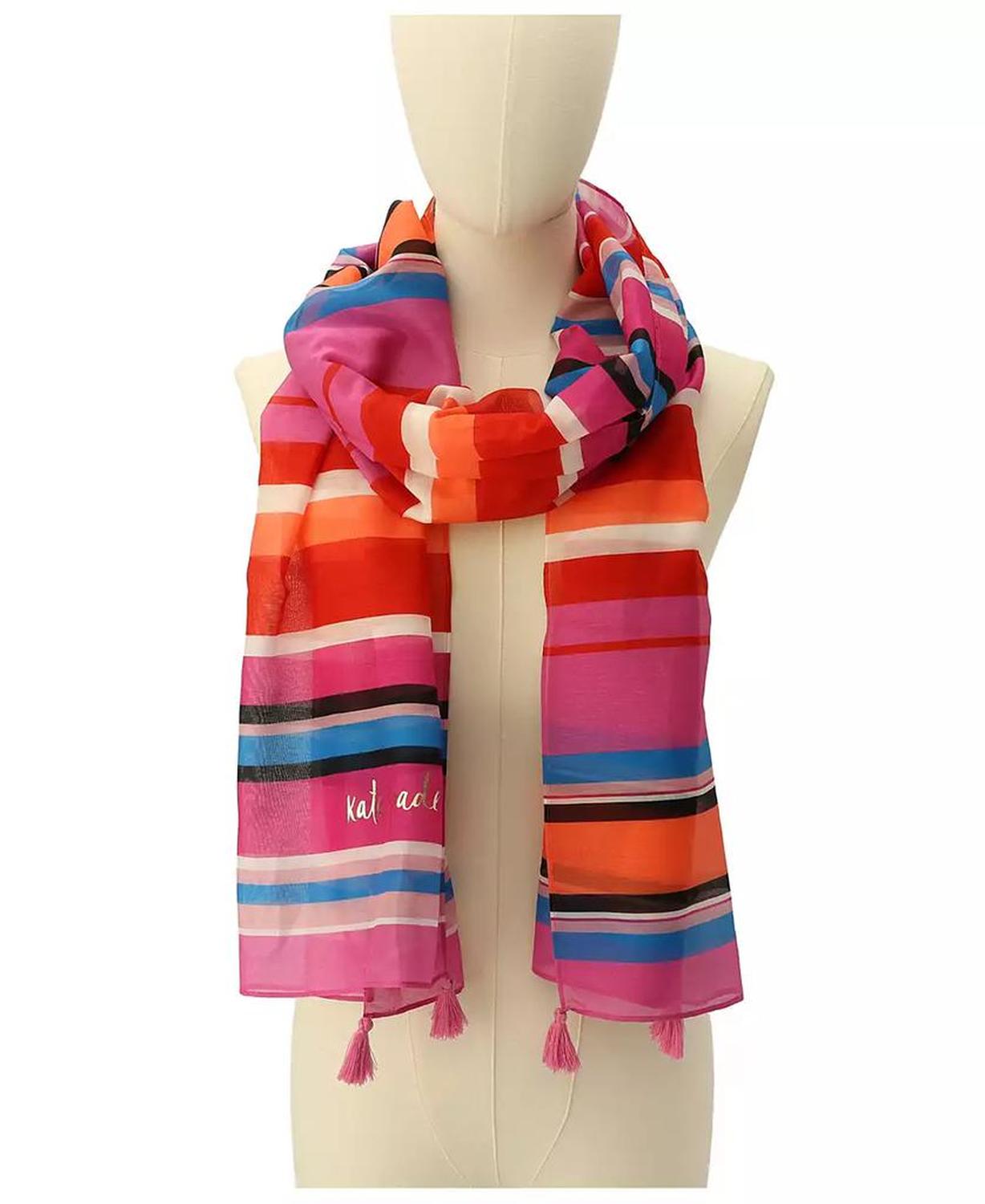 Women's Sunny Stripe Oblong Scarf