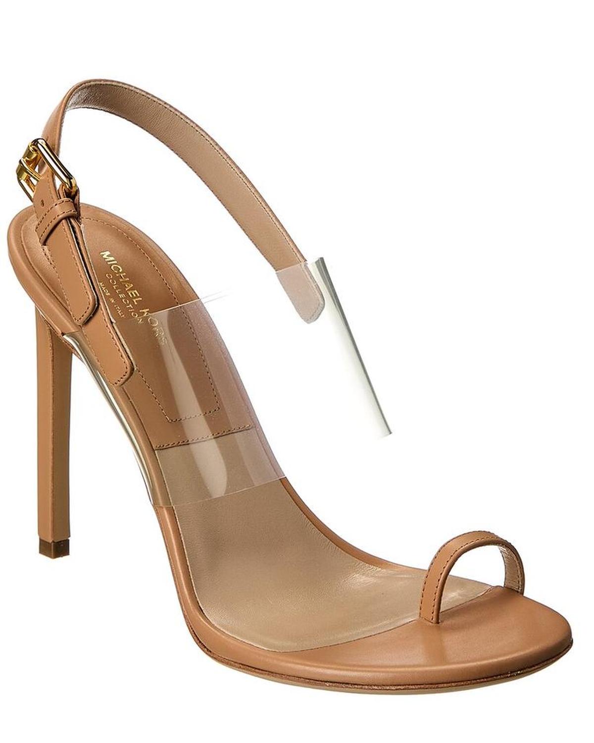 Catherine Leather & Vinyl Sandal