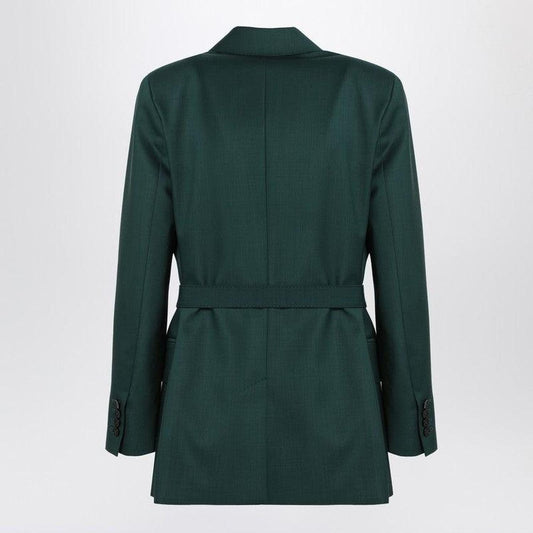 Women's Wool Canvas Jacket With Belt