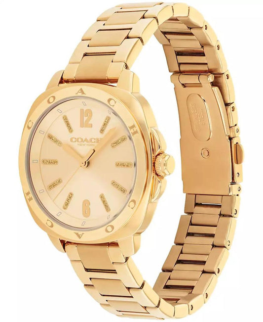 Women's Kitt Gold-Tone Stainless Steel Bracelet Watch, 34mm