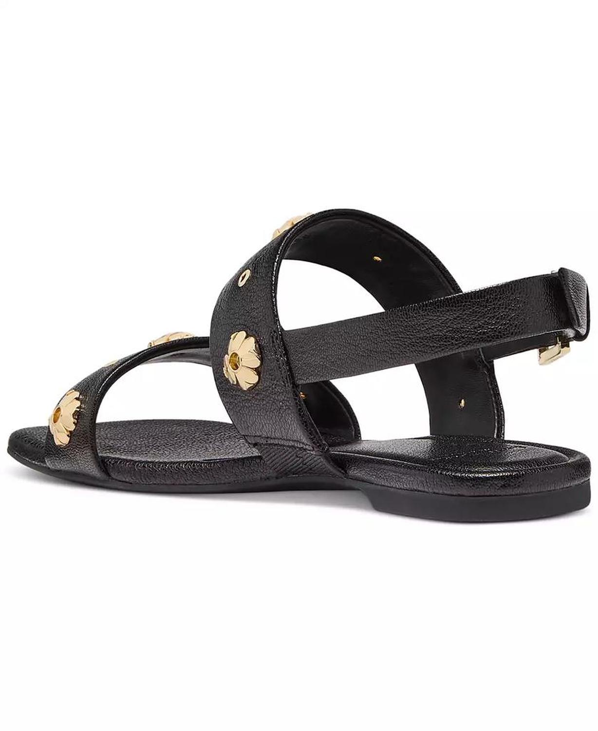 Women's Spade Flower Studded Flat Sandals