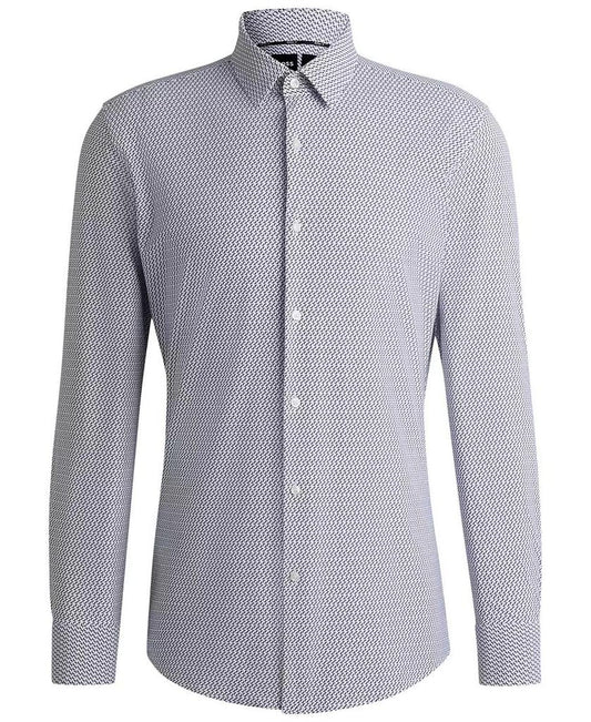 Men's Performance-Stretch Slim-Fit Dress Shirt