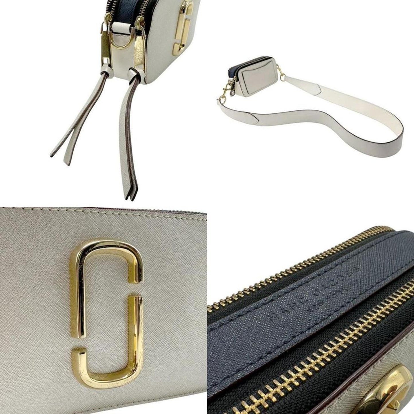 Navy Leather Shoulder Bag (Pre-Owned)