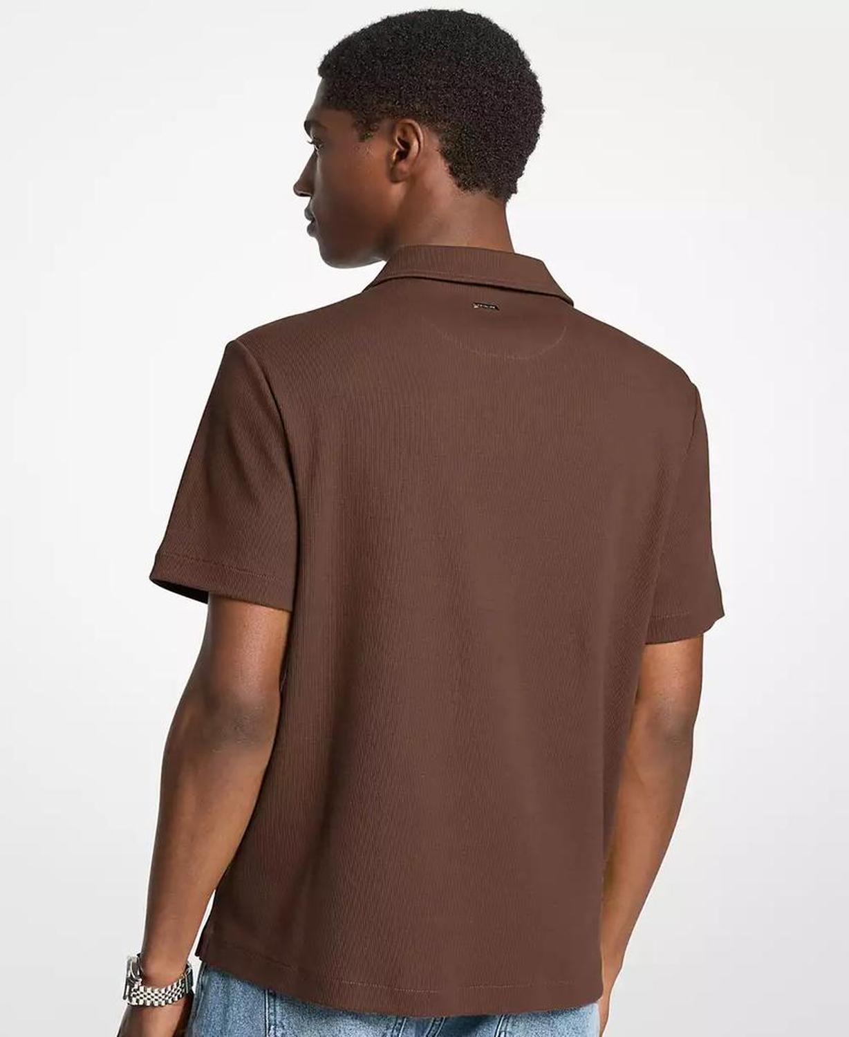 Men's Dense Rib Johnny Collar T-Shirt